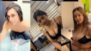 Pakistani Tiktoker hunain bajwa, laiba khan, Bebo Jan new viral Leaked videos, Nude Clips