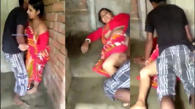 Desi village aunty fucking hard two boys on floor video leaked, with audio