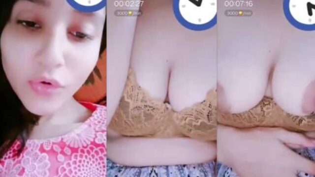 Bangladeshi Famous Girl Showing Big Boobs & Nipples on Live