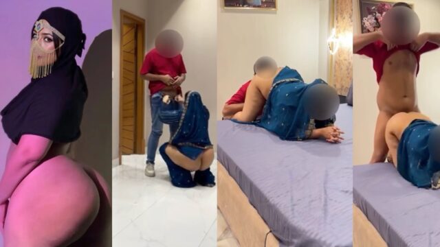 Pakistani Milf Saniapaki BigAss Fucked Hard by Pizza Delivery Guy