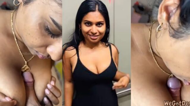 Famous Indian Zara Patel Giving Hard Blowjob To Her Boyfriend And Swallow In Her Mouth