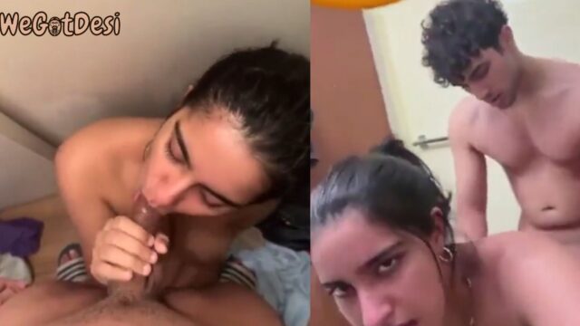 Punjabi Kudi with Curvy Figure Hot Blowjob & Hard Doggy Fuck with Lover