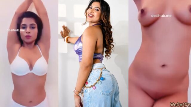 Tanya Chaudhari Fully Nude Lollipop Tease Boobs Pressing, Nipple Pinching & Pussy Show