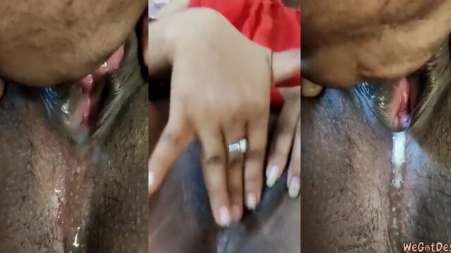 Tamil Aunty intense Pussy licking By Driver
