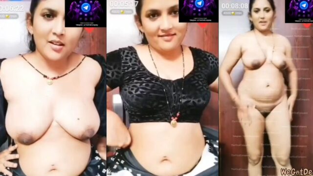 Shannu Aunty Full Nude Show Leak video