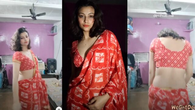 Hot Indian Girl Saree Dance Live Tango Show video