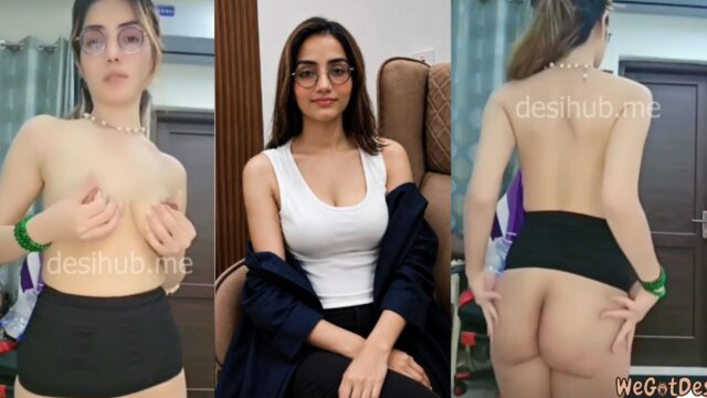 Mishoo Khalifa Goes Fully Nude On Tango Show Squeezing Her Boobs Nipples Pinched And Rubbing Tight Pussy
