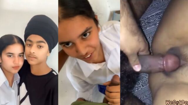 Young Sardar Seal Break his Classmate Slim Punjabi Girl leak video